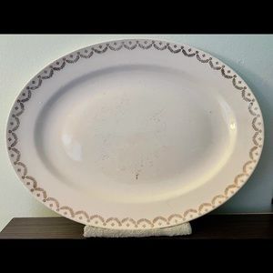 VINTAGE KNOWLES T.M. USA 49-2, OVAL SERVING PLATE…